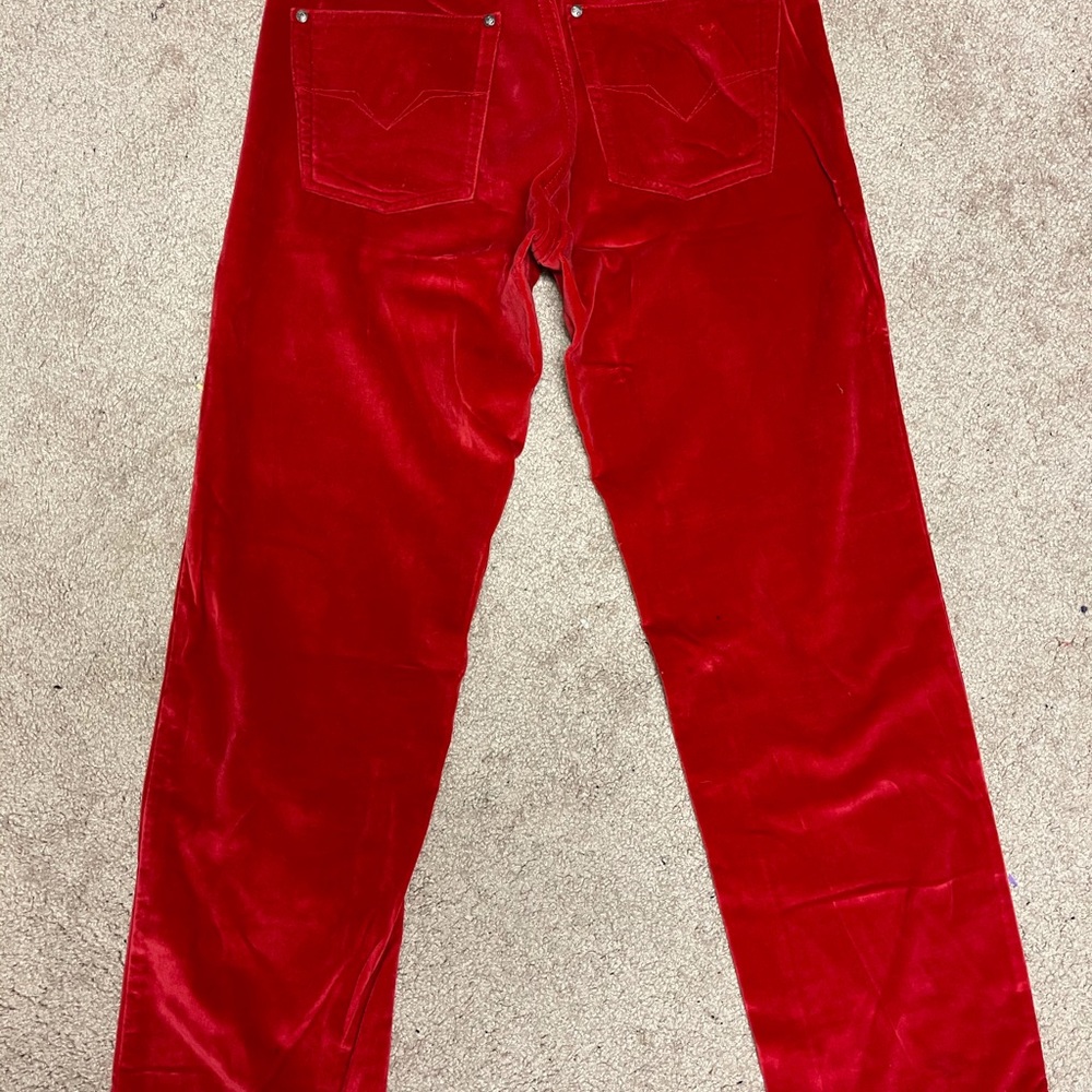 Red velvet Versace Jeans